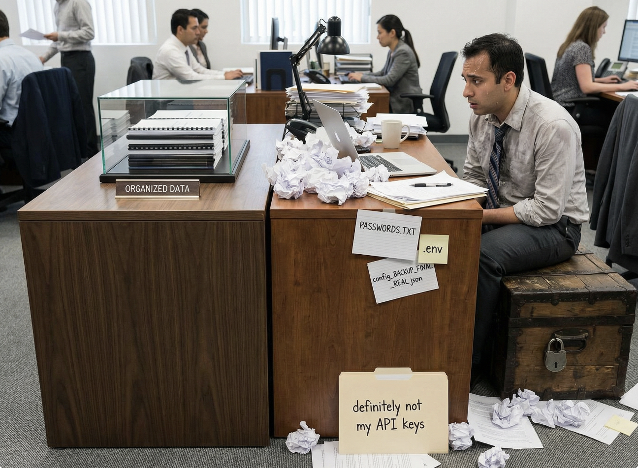 Disorganized Desk