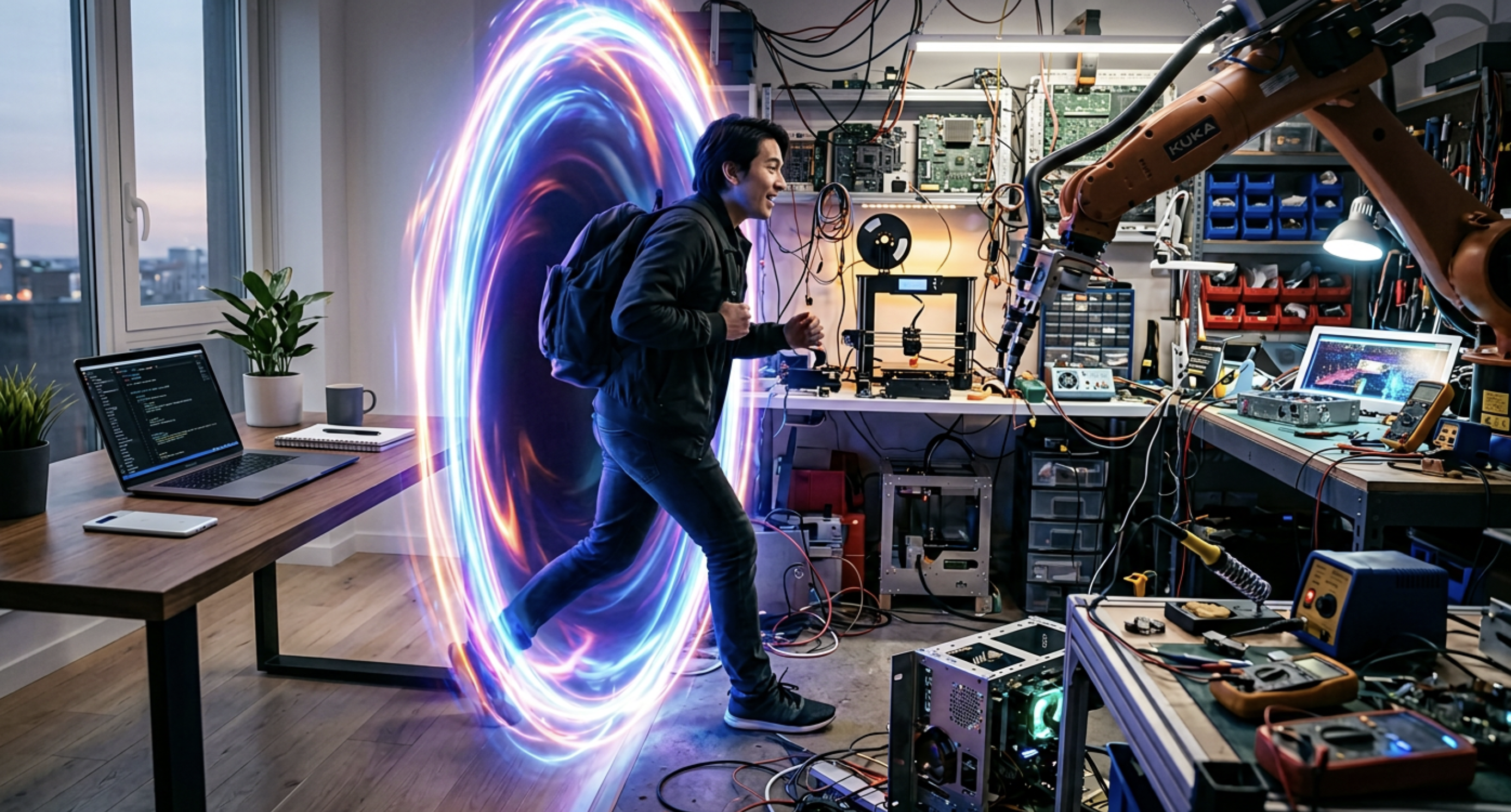 Stepping through a portal from consumer to builder